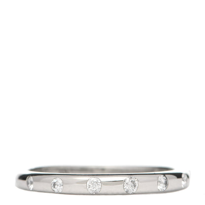 Bulgari Platinum Diamond Fedi Wedding Band Ring 48 4.5 1 of 5