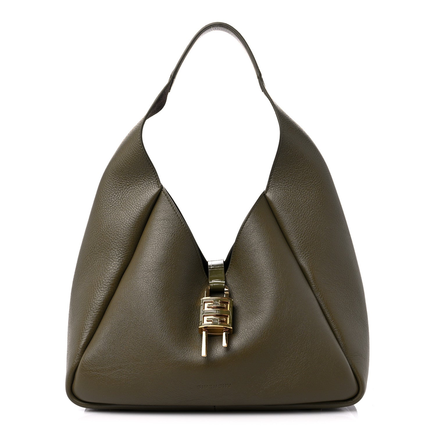 Givenchy Calfskin Medium G-Lock Hobo Dark Khaki 1 of 10
