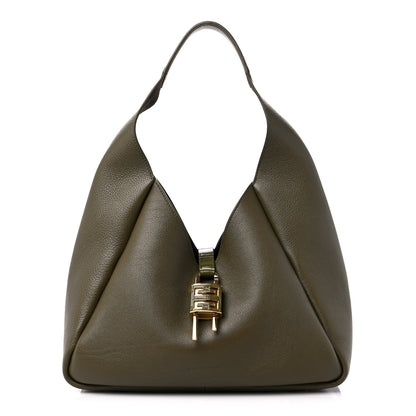 Givenchy Calfskin Medium G-Lock Hobo Dark Khaki 1 of 10