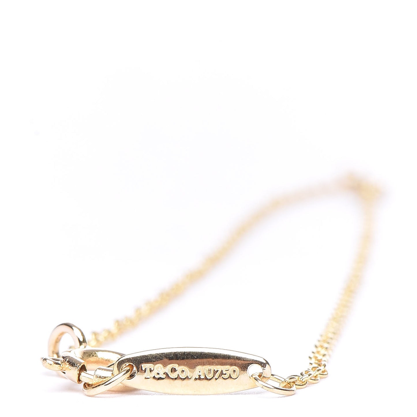18K Yellow Gold Diamond .03ct Elsa Peretti Diamonds by the Yard Bracelet