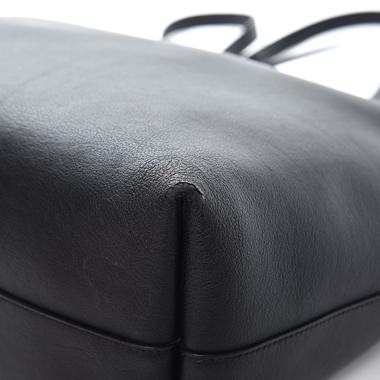 Saint Laurent Calfskin Large Shopping Tote Black 12 of 17