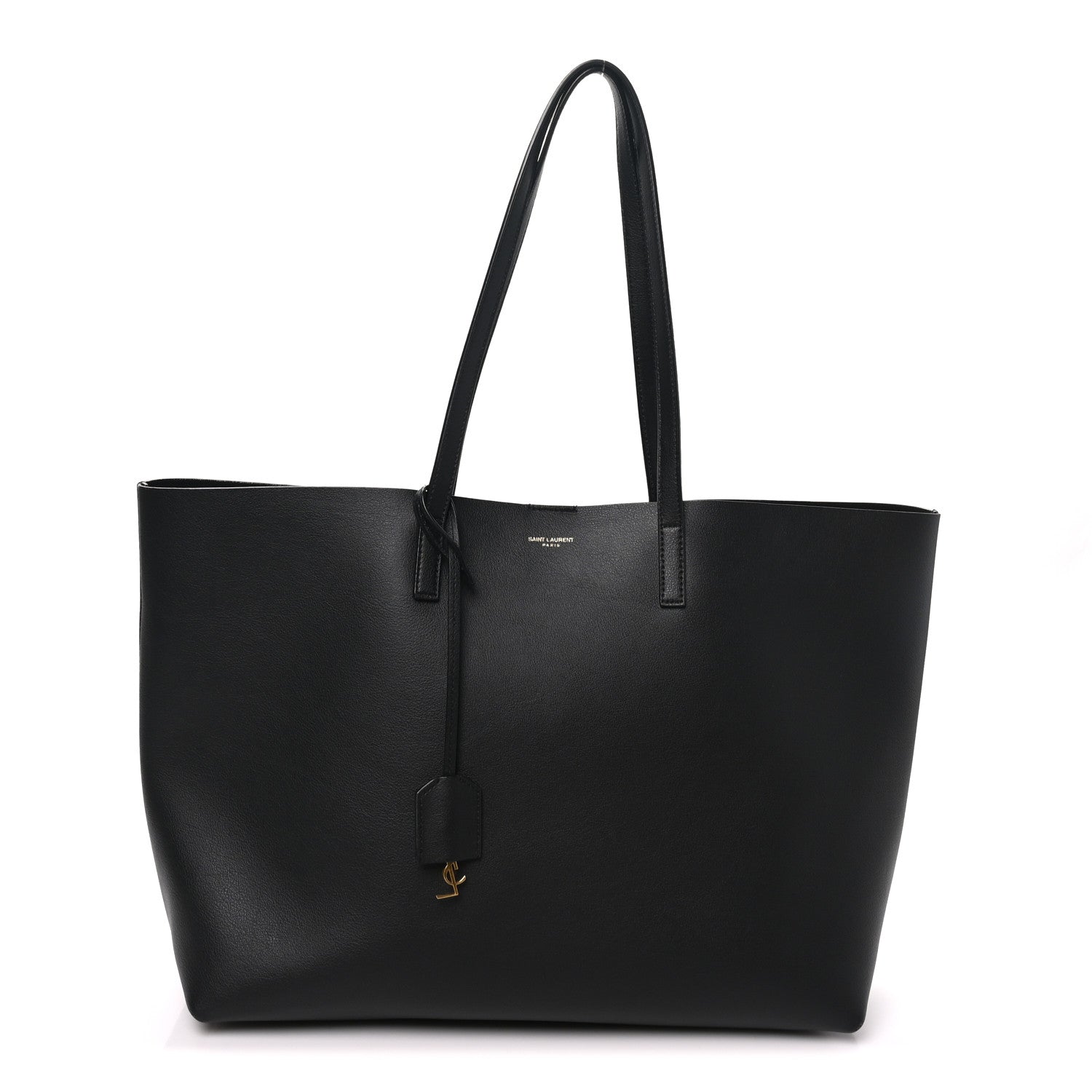 Saint Laurent Calfskin Large Shopping Tote Black 1 of 11