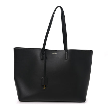 Saint Laurent Calfskin Large Shopping Tote Black 1 of 11