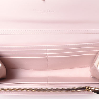 Christian Dior Lambskin Cannage Lady Dior Rendezvous Wallet On Chain Light Pink 5 of 9