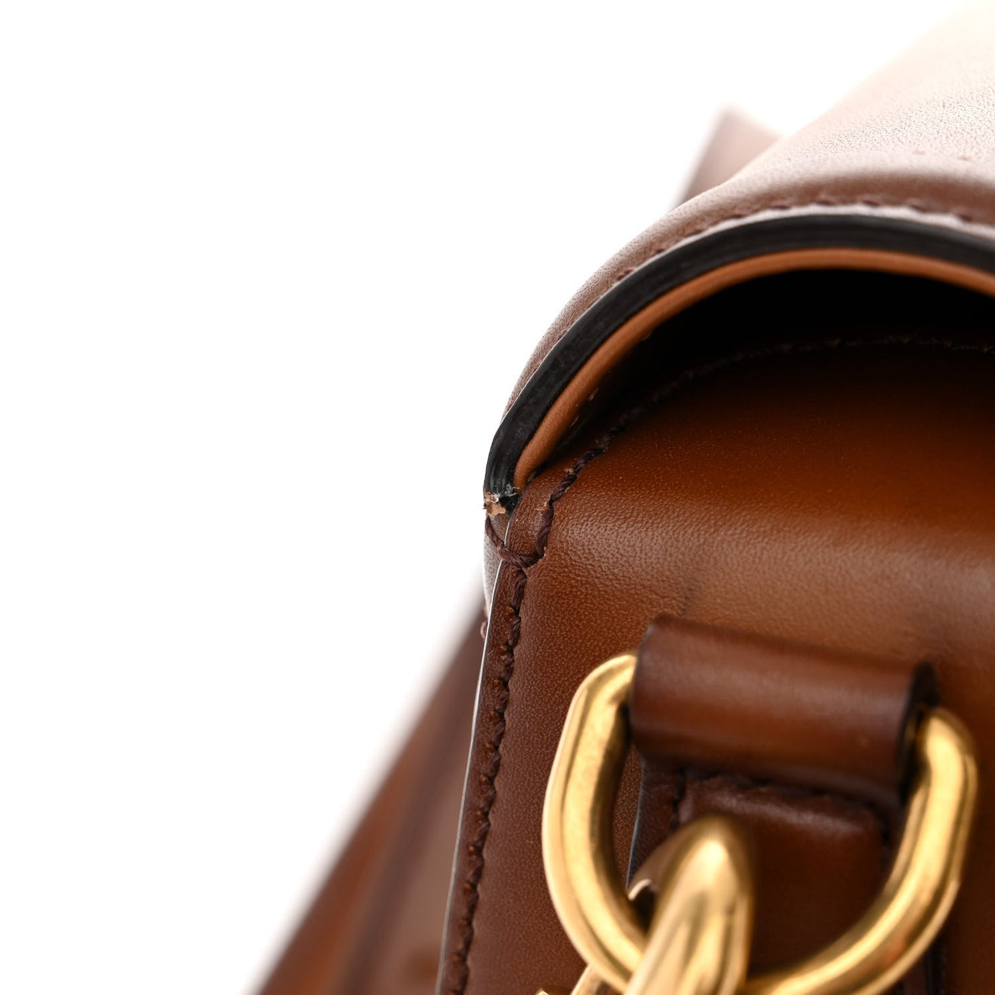 Calfskin Medium Lady Web Shoulder Bag Cuir