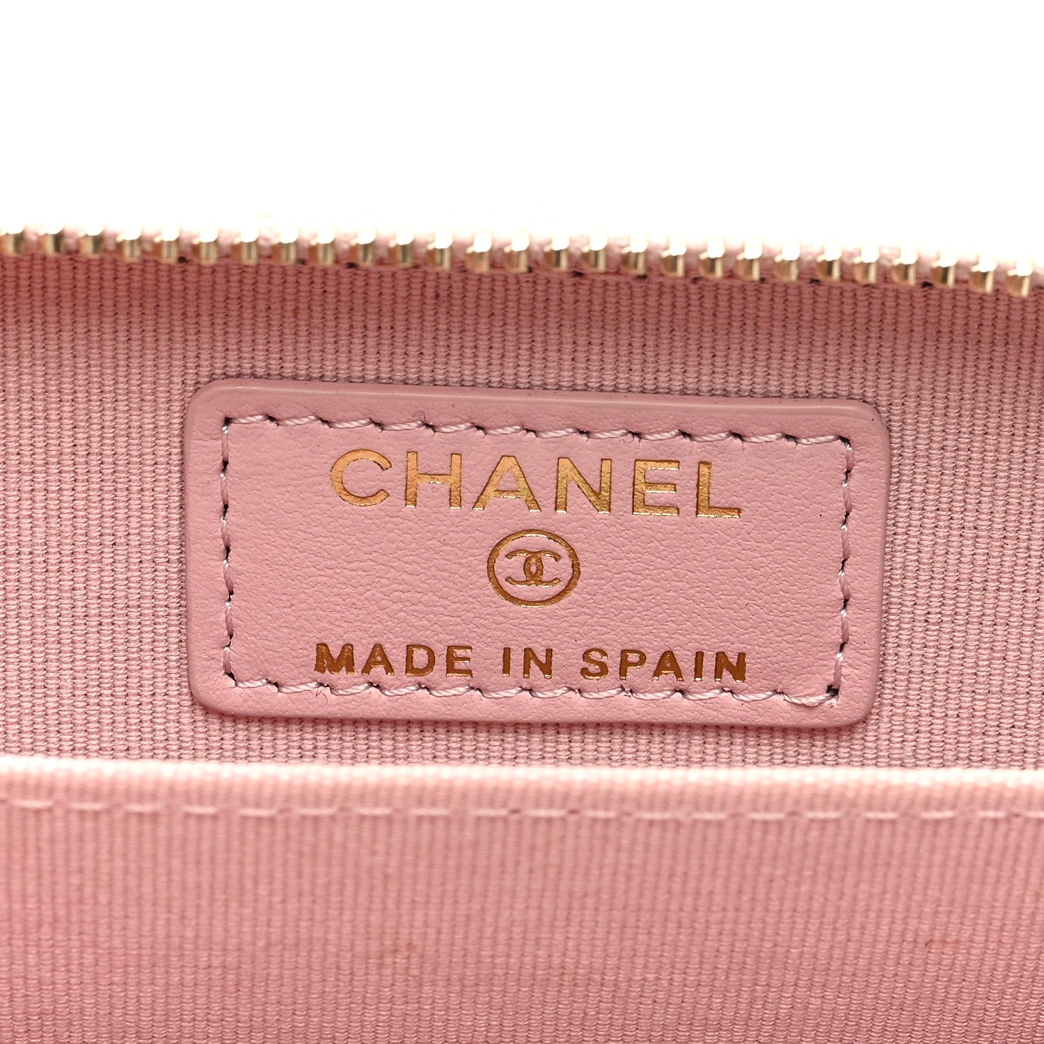 Chanel Caviar Quilted Zip Coin Purse Light Pink 6 of 7