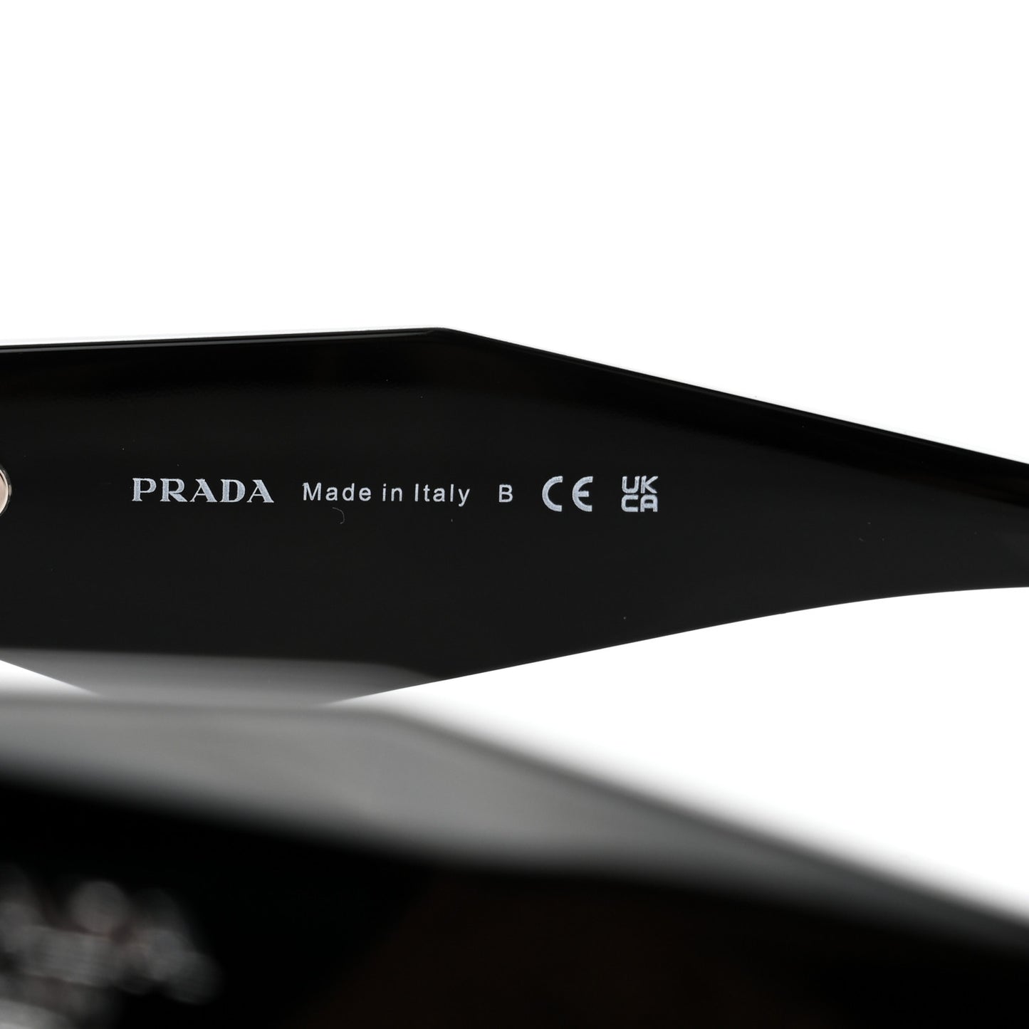 Acetate Symbole Sunglasses SPR 08Y Black