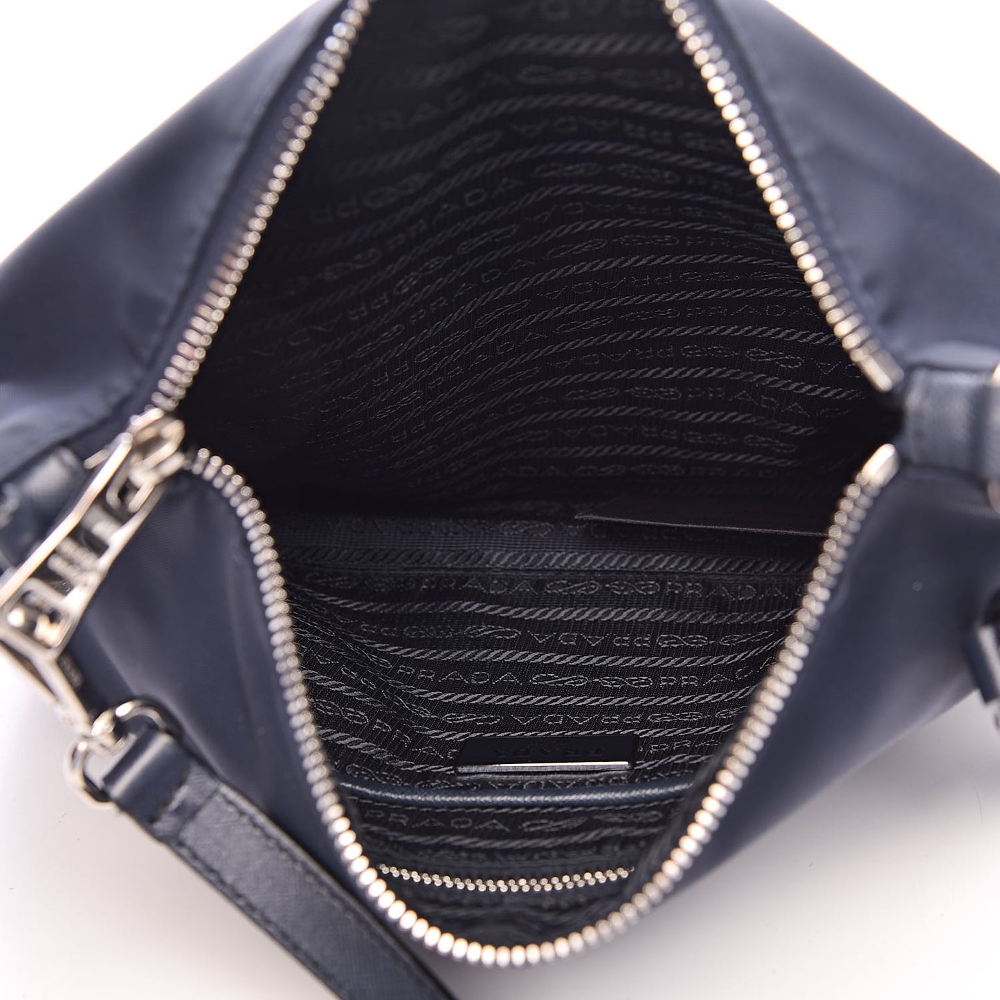 Tessuto Nylon Saffiano Crossbody Bag Baltico