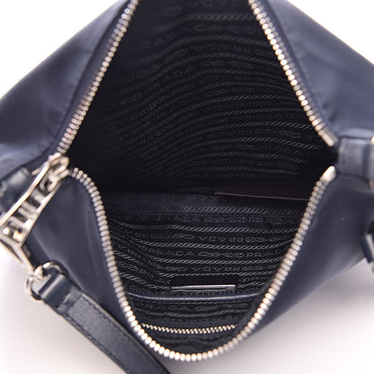 Prada Tessuto Nylon Saffiano Crossbody Bag Baltico 5 of 10