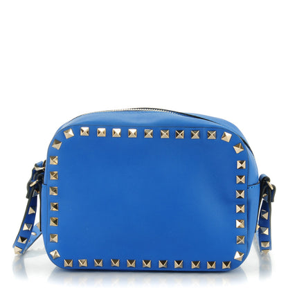 Valentino Garavani Calfskin Rockstud Camera Crossbody Bag Light Sapphire 1 of 6