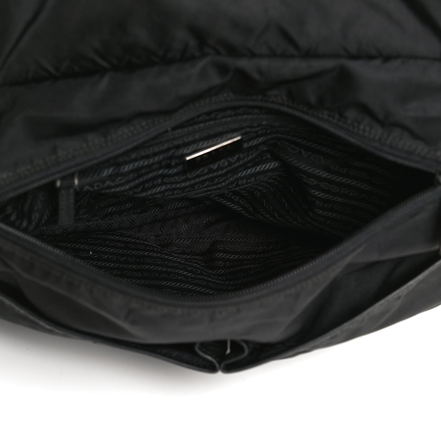 Prada Tessuto Nylon Vela Messenger Bag Black 5 of 13