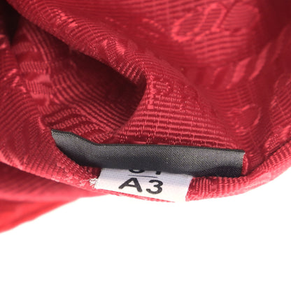 Prada Tessuto Nylon Gaufre Shoulder Bag Rosso 7 of 12