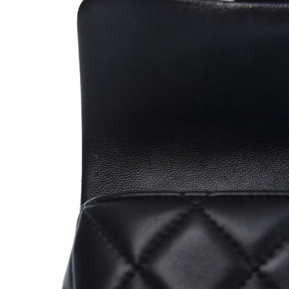 Chanel Lambskin Quilted Mini My Precious Waist Bag Black 11 of 13