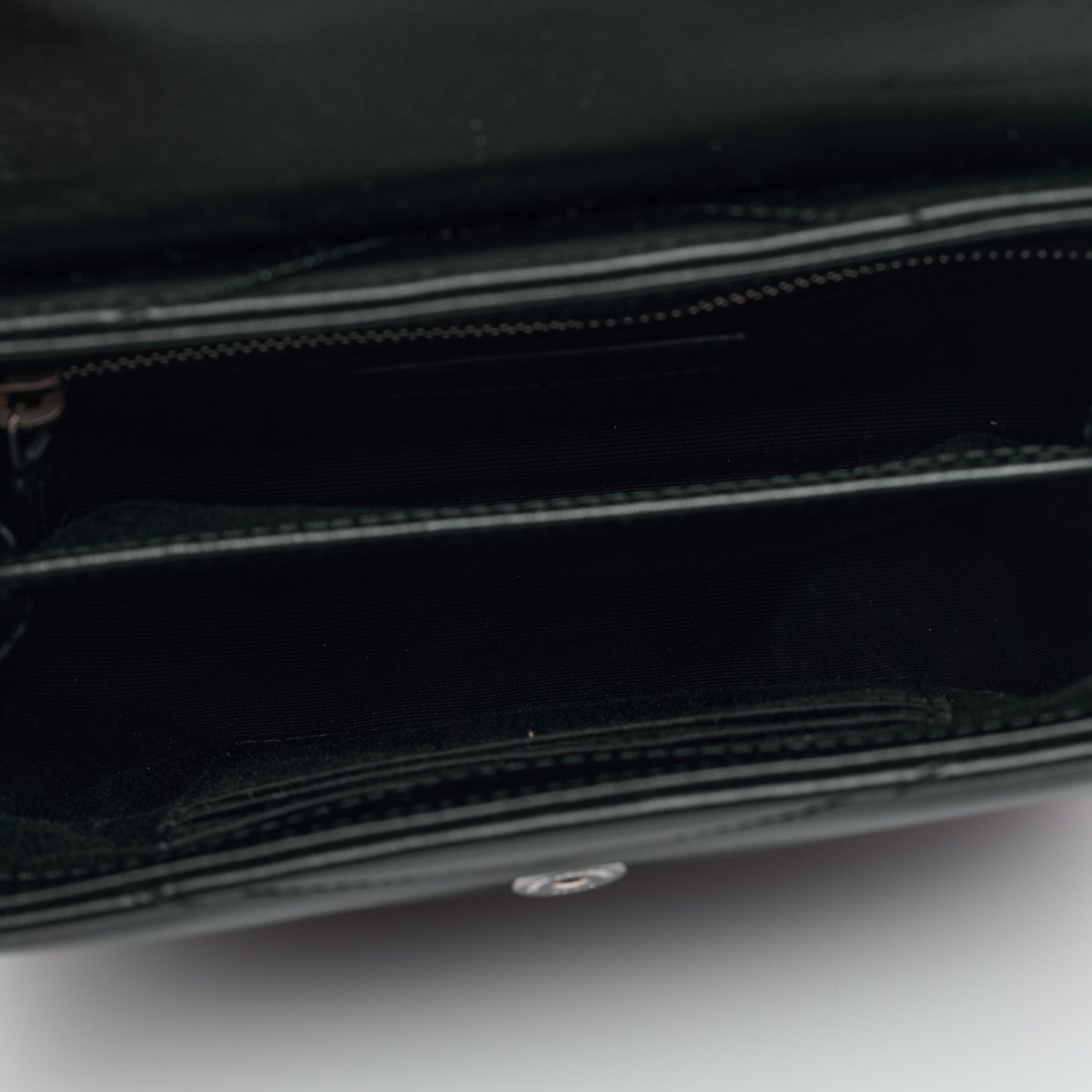 Calfskin Y Quilted Monogram Toy Loulou Crossbody Bag Black