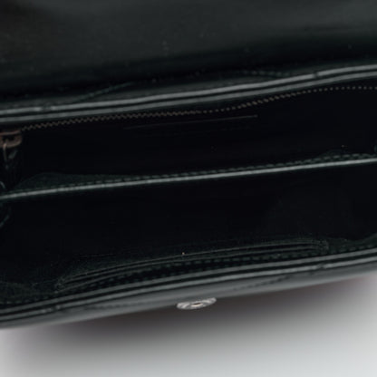 Saint Laurent Calfskin Y Quilted Monogram Toy Loulou Crossbody Bag Black 5 of 9