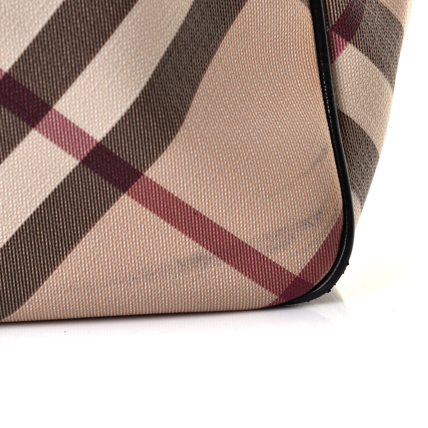 Supernova Check Tote Black