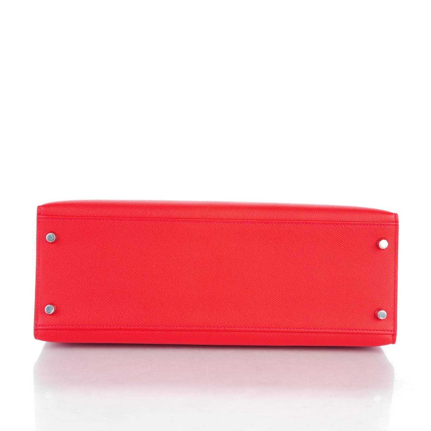 Hermes Epsom Kelly Sellier 32 Rouge Casaque 7 of 26