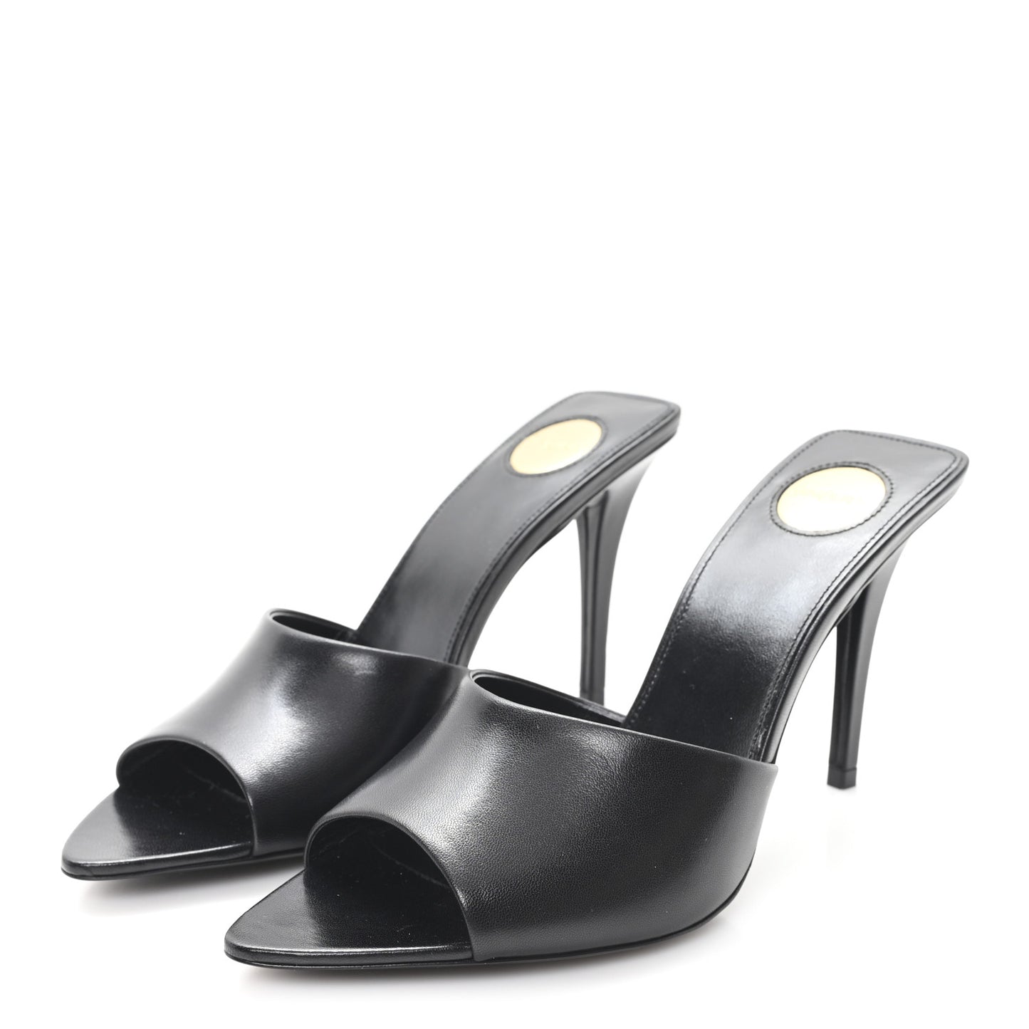 Nappa Goldie Mule Sandal 37.5 Black