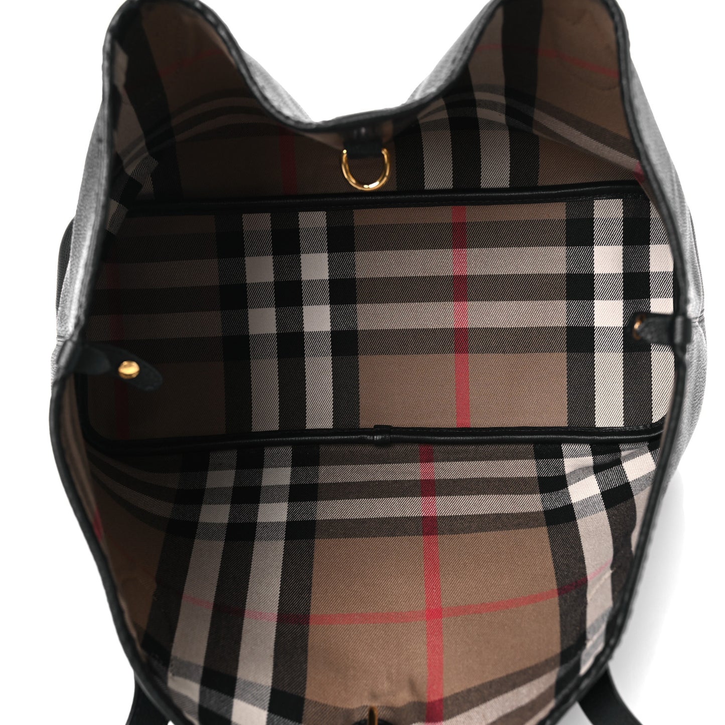 Grainy Calfskin Medium Honeybrook Tote Black