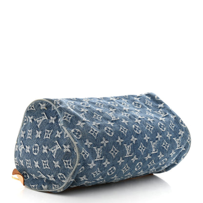Louis Vuitton Monogram Denim Neo Speedy Blue 4 of 10