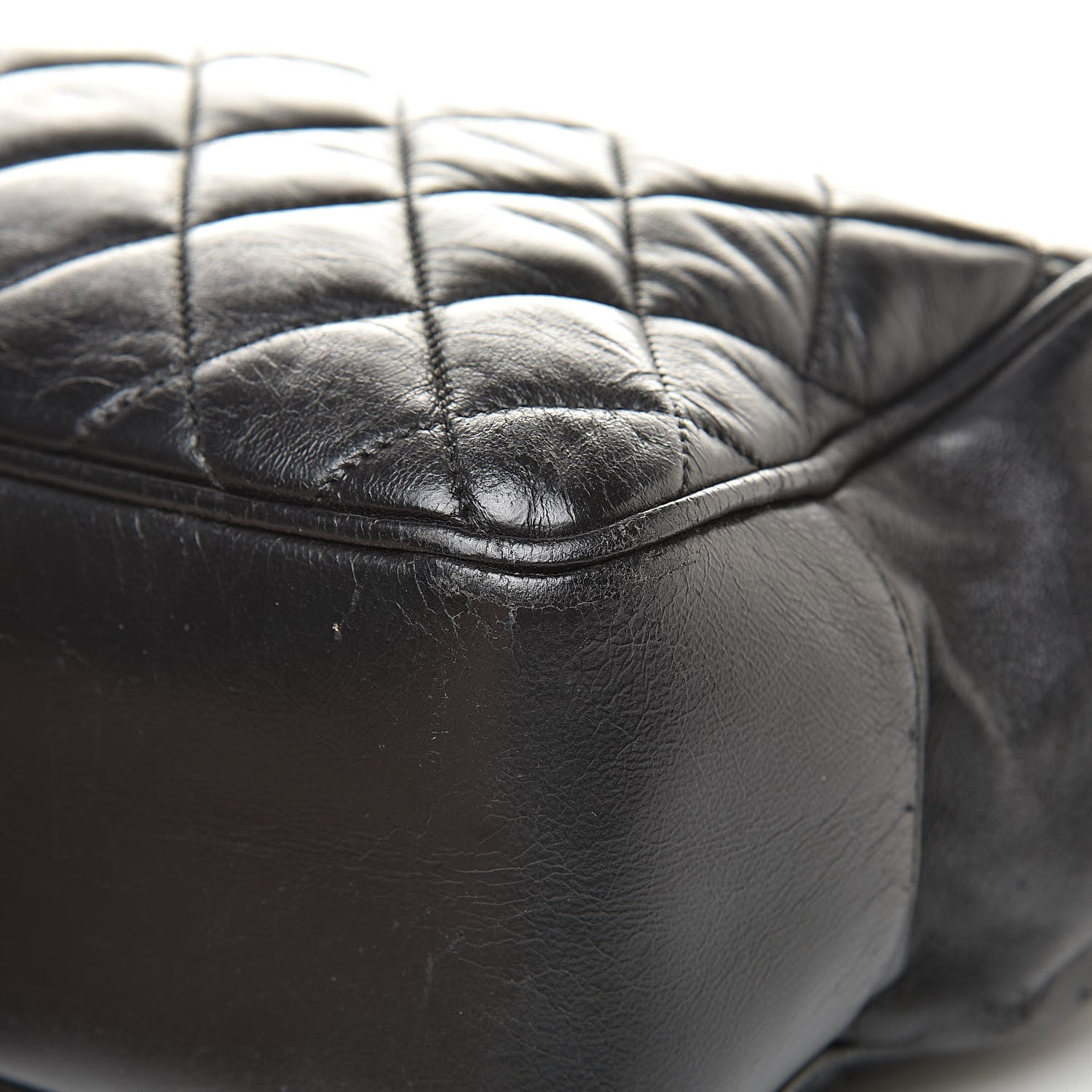 Chanel Lambskin Quilted Shoulder Bag Black 13 of 21