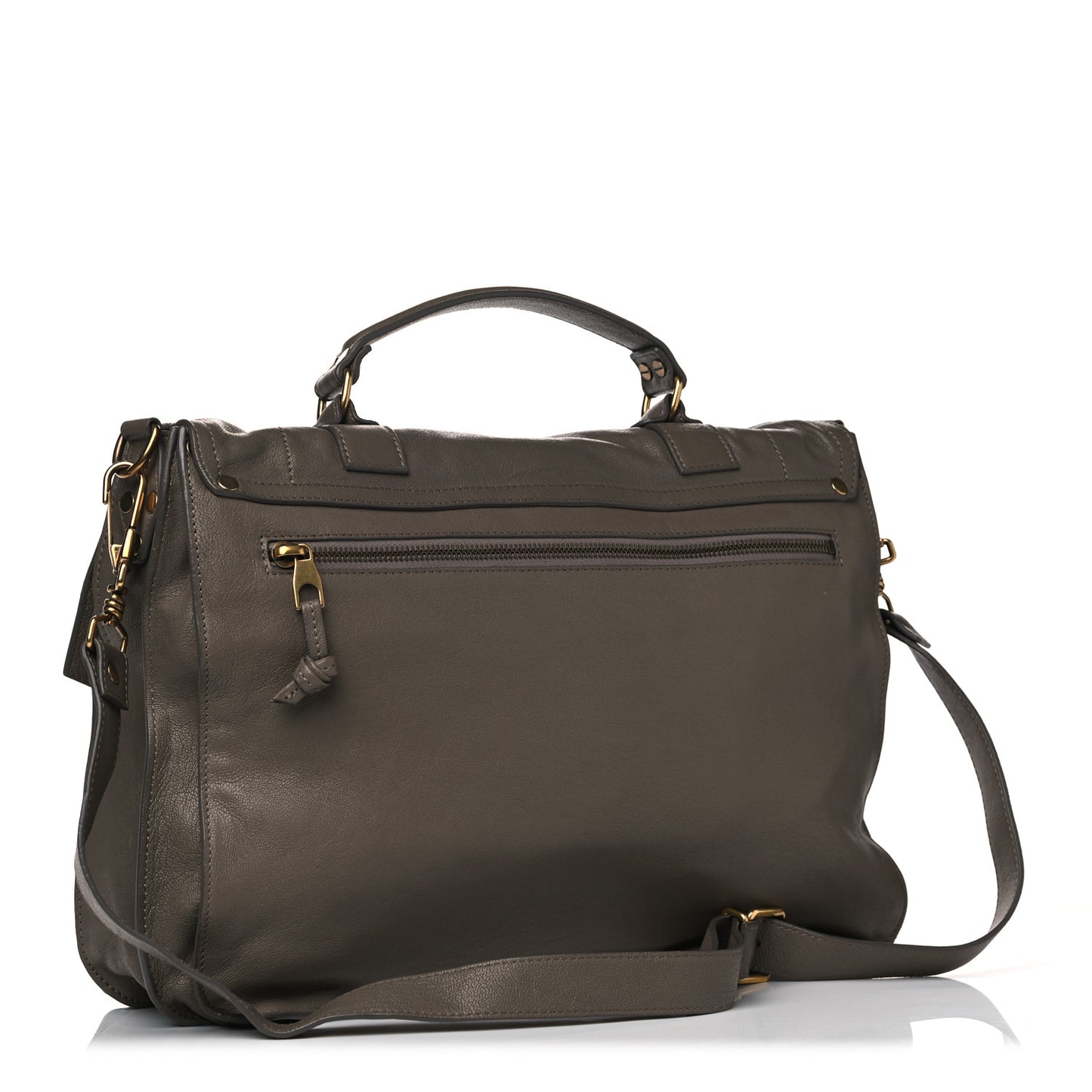 Lambskin Large PS1 Satchel Smoke