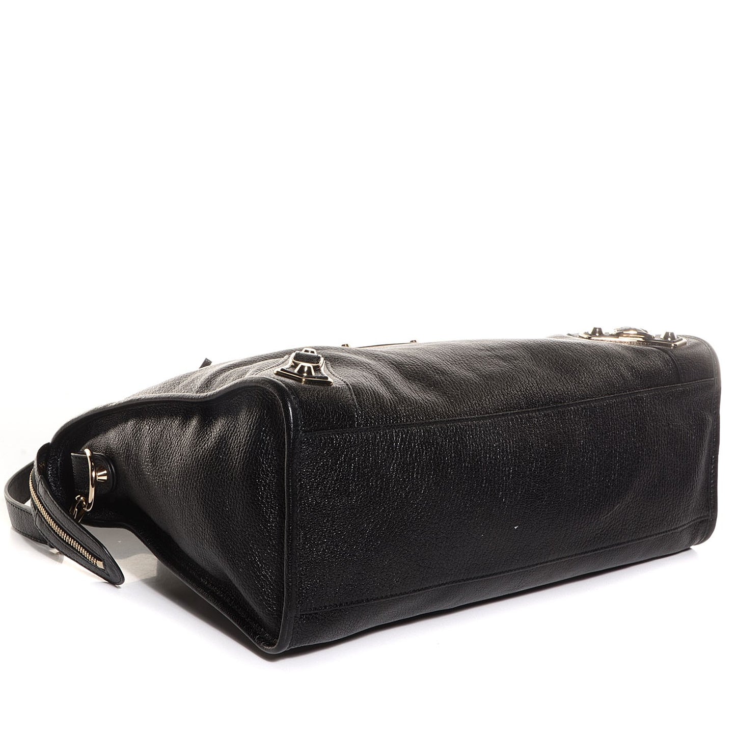 Chevre Gold Metallic Edge Hardware City Black