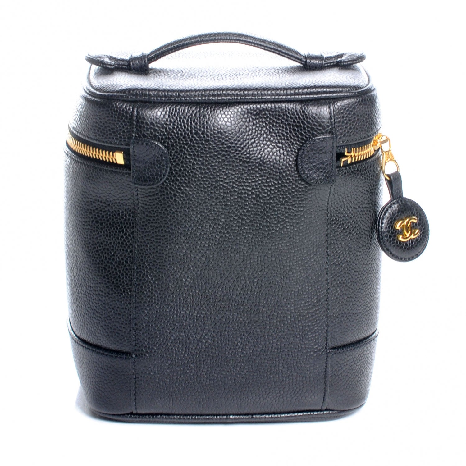 Chanel Caviar Cosmetic Vanity Bag Black 3 of 9