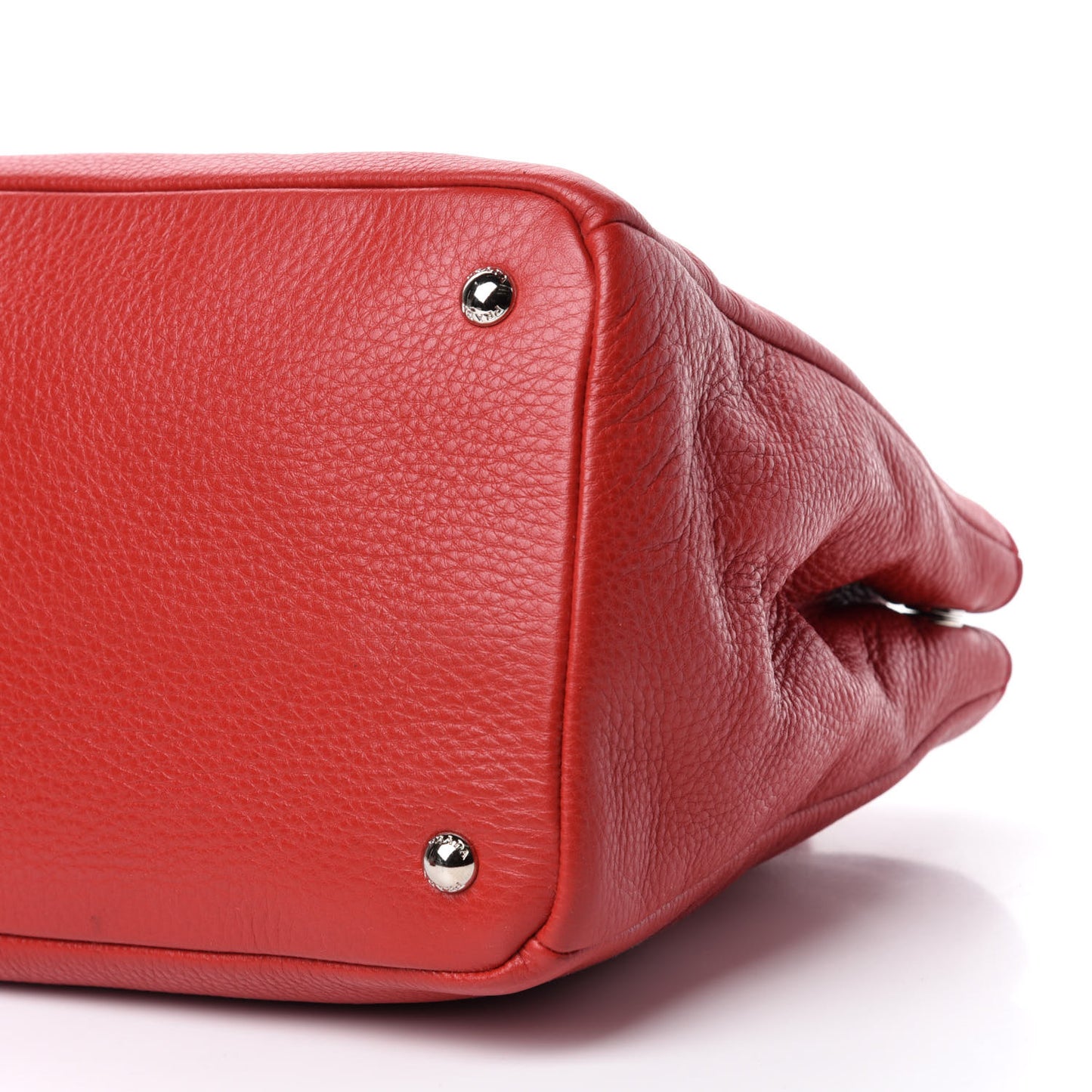 Vitello Daino Tote Rosso