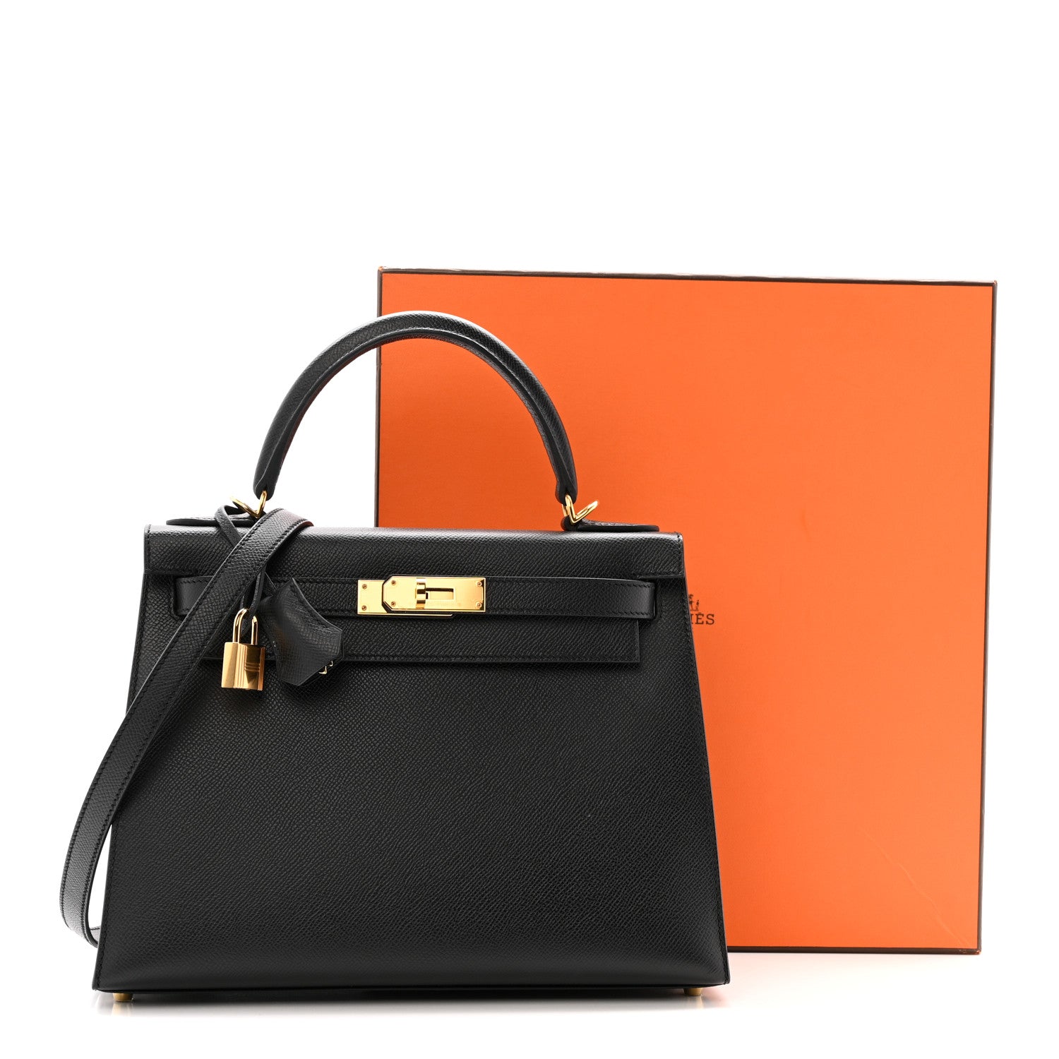 Hermes Epsom Kelly Sellier 28 Black 11 of 11