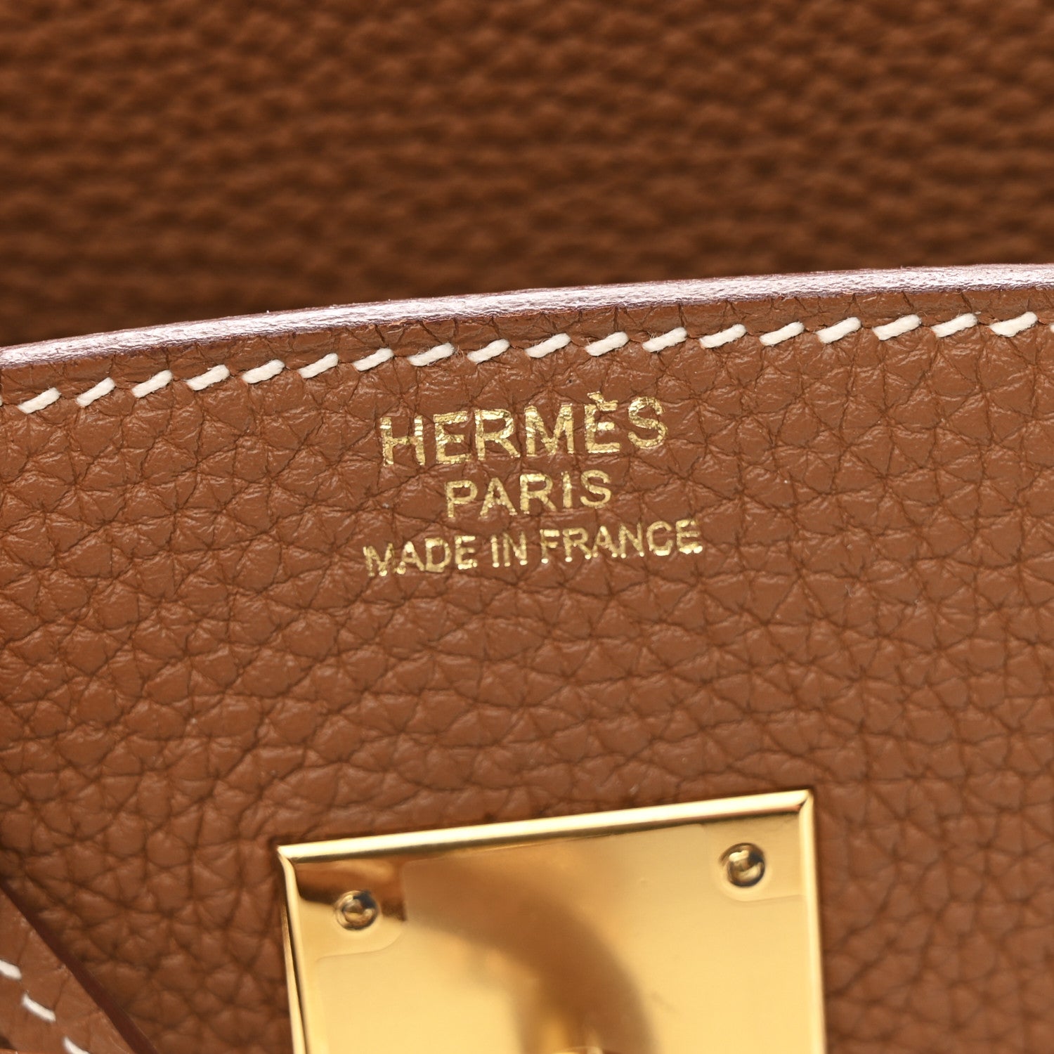 Hermes Togo Birkin 30 Gold 6 of 10