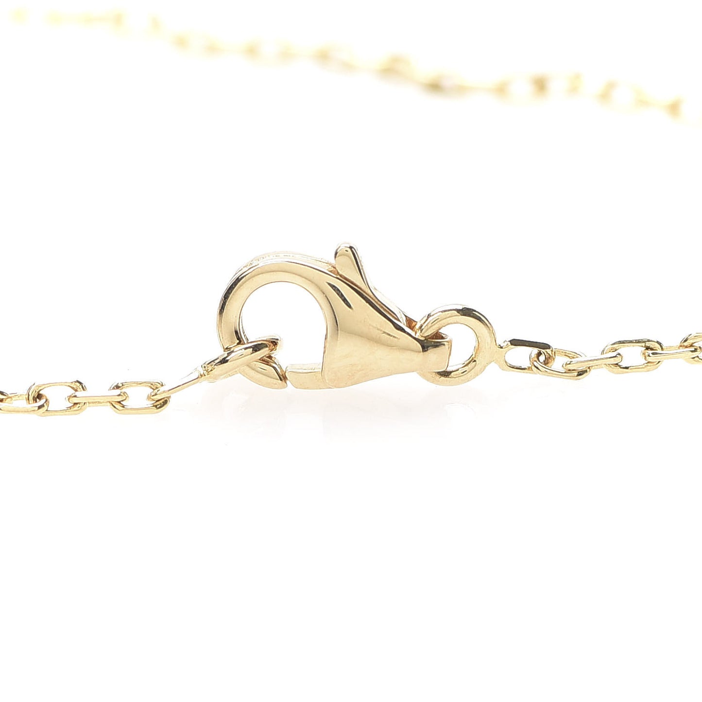 18K Yellow Gold Double Cross Bracelet