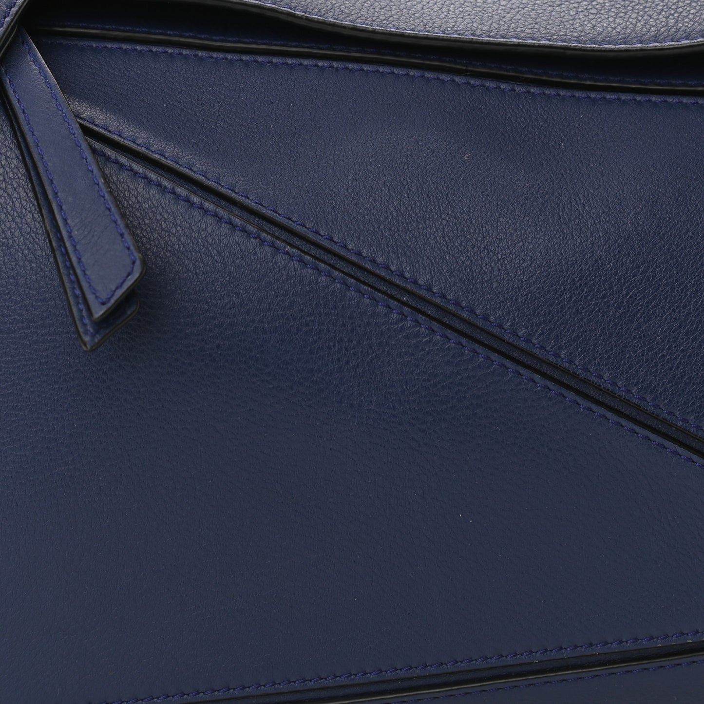 Calfskin Medium Puzzle Bag Marine