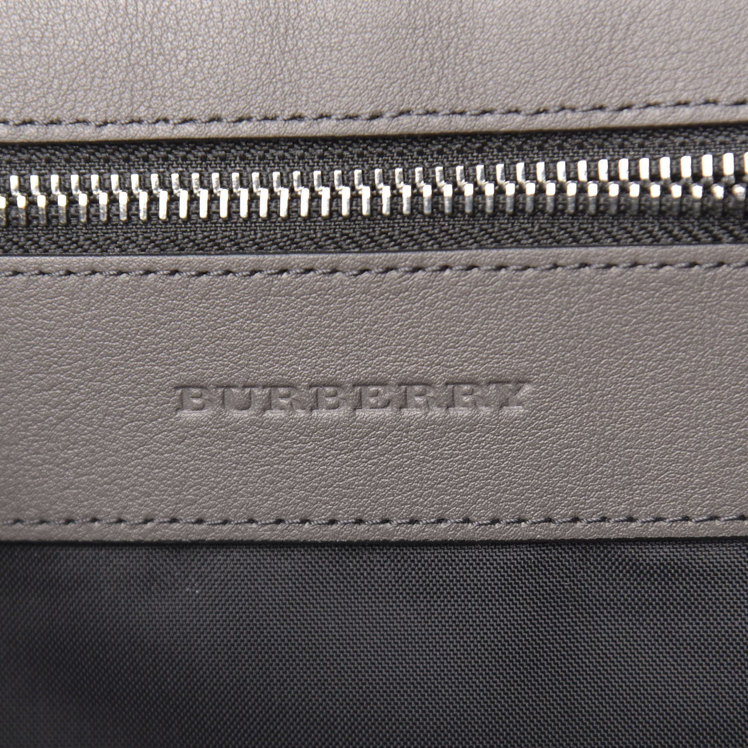 Burberry Nylon Calfskin Icon Stripe Backpack Black 7 of 8