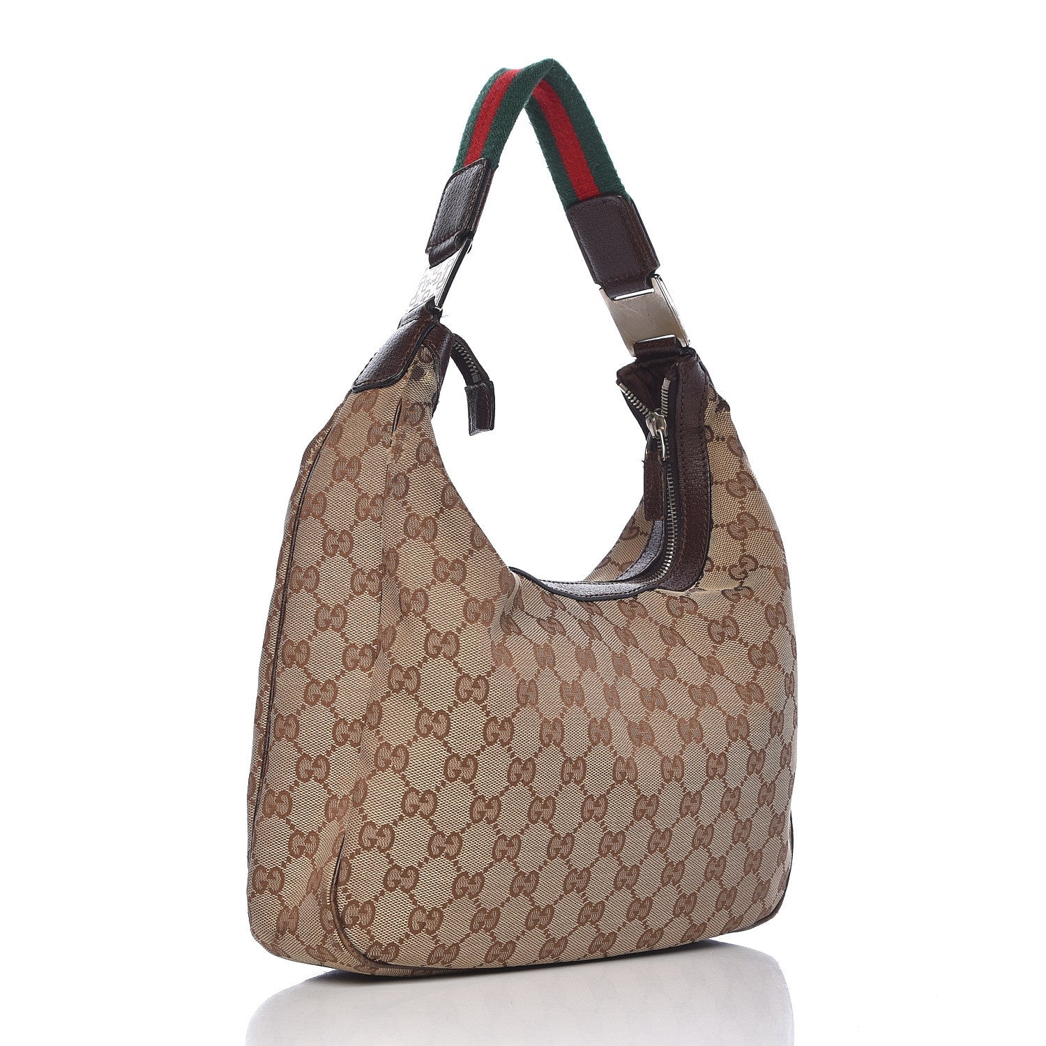 Gucci Monogram Medium Pop Hobo Dark Brown 3 of 16