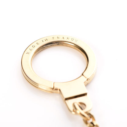 Louis Vuitton Metal Pochette Extender Key Ring Chain Gold 4 of 5