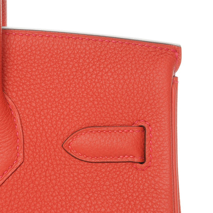 Hermes Togo Birkin 30 Geranium 9 of 27