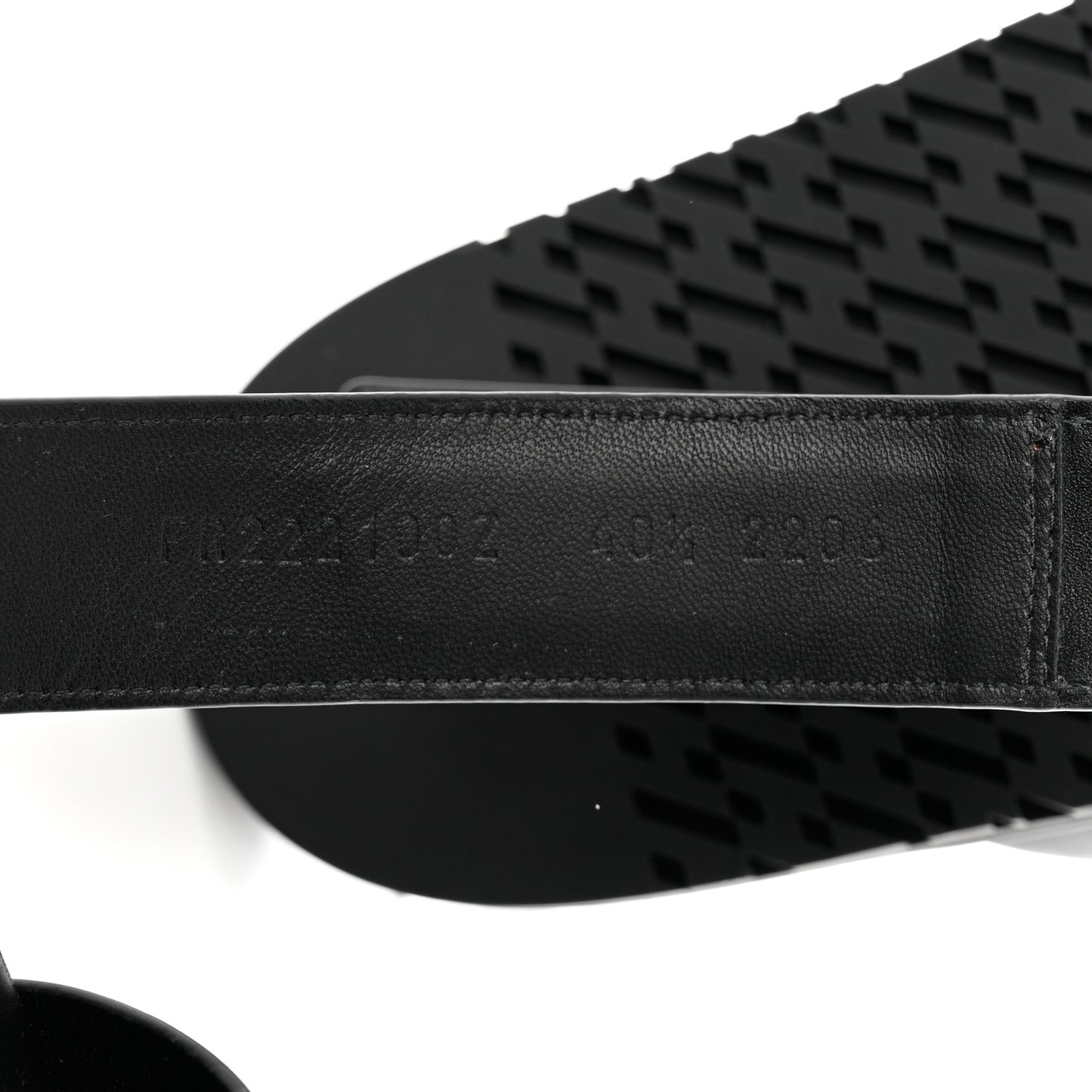 Calfskin Womens Chypre Sandals 40.5 Black