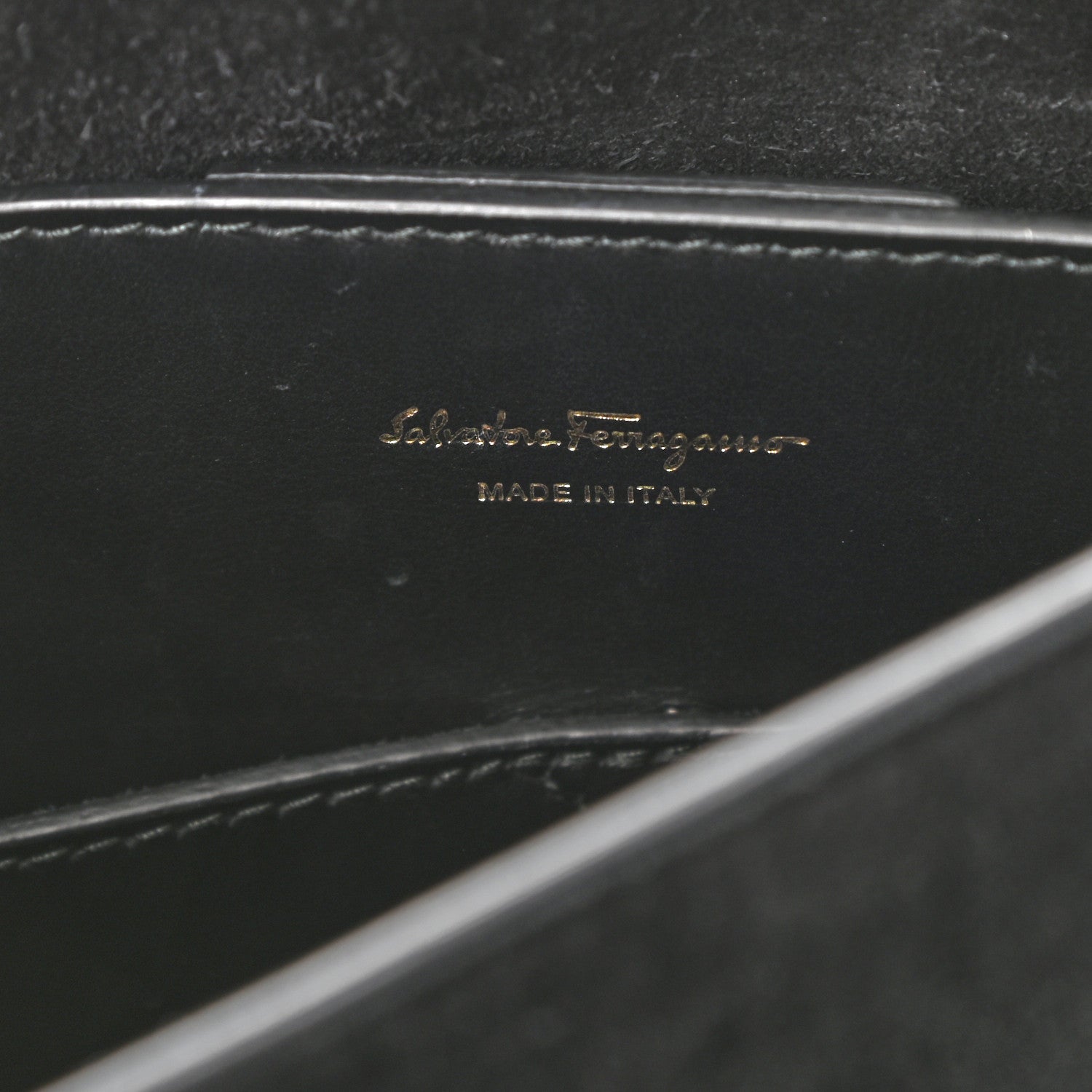 Salvatore Ferragamo Calfskin Studded Margot Top Handle Satchel Black 6 of 10