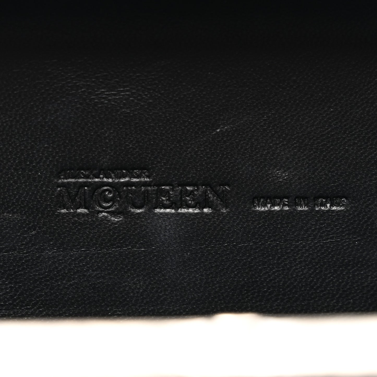 Pearl Embellished Calfskin Skull Box Clutch Black