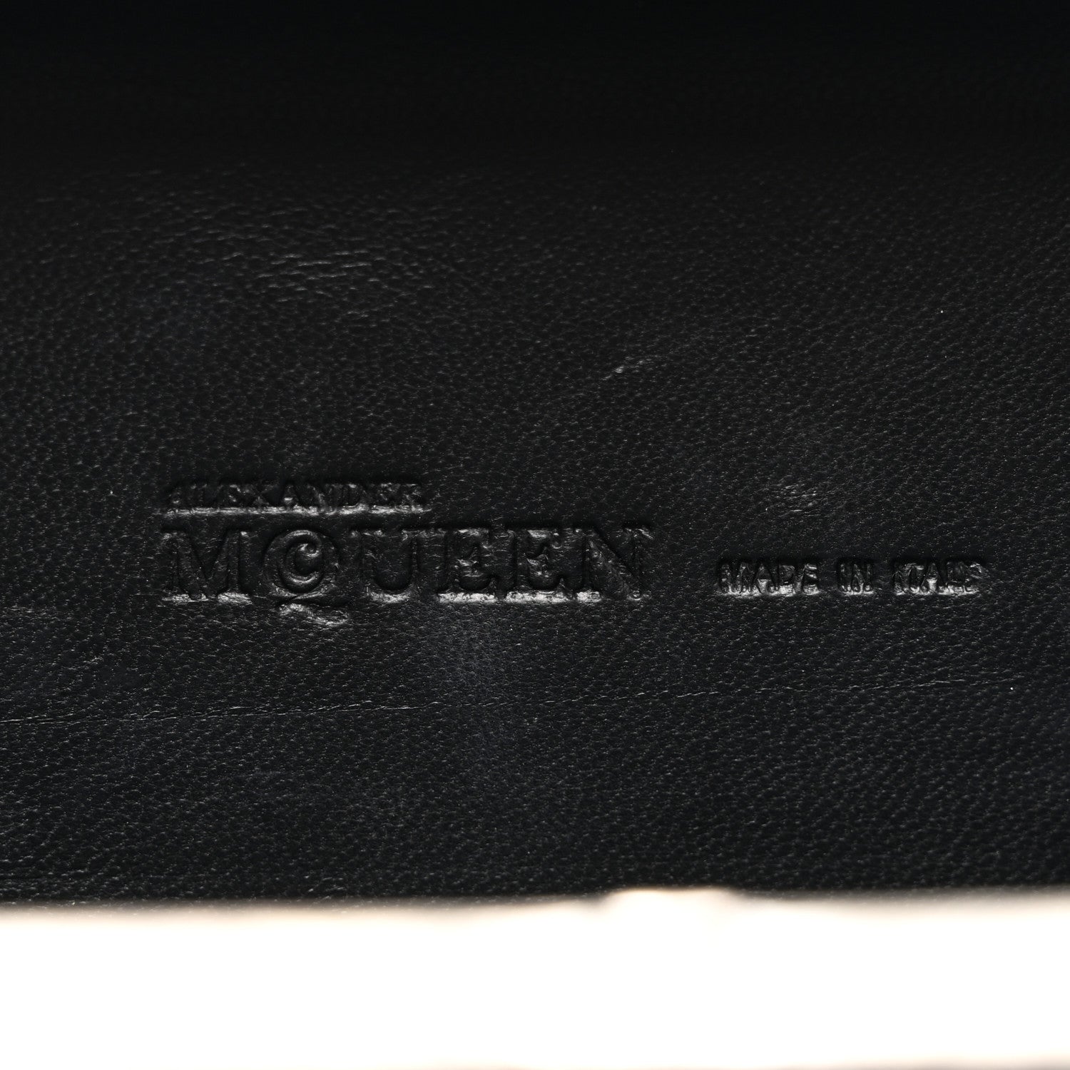 Alexander McQueen Pearl Embellished Calfskin Skull Box Clutch Black 6 of 7