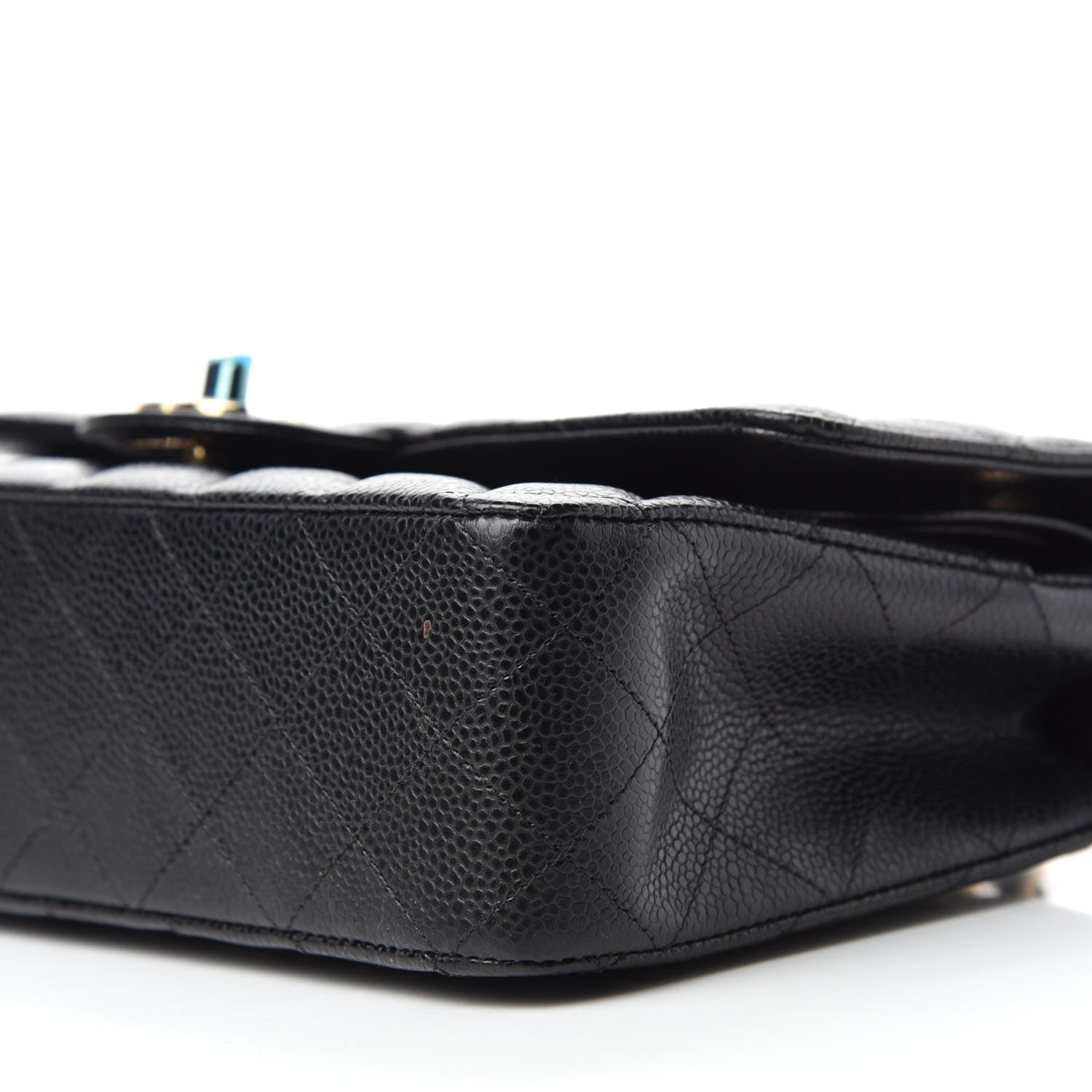 Chanel Caviar Quilted Medium Double Flap Black 8 of 12