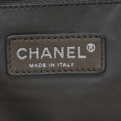 Chanel Calfskin Large Expandable Paris London Tote Bag White 6 of 7