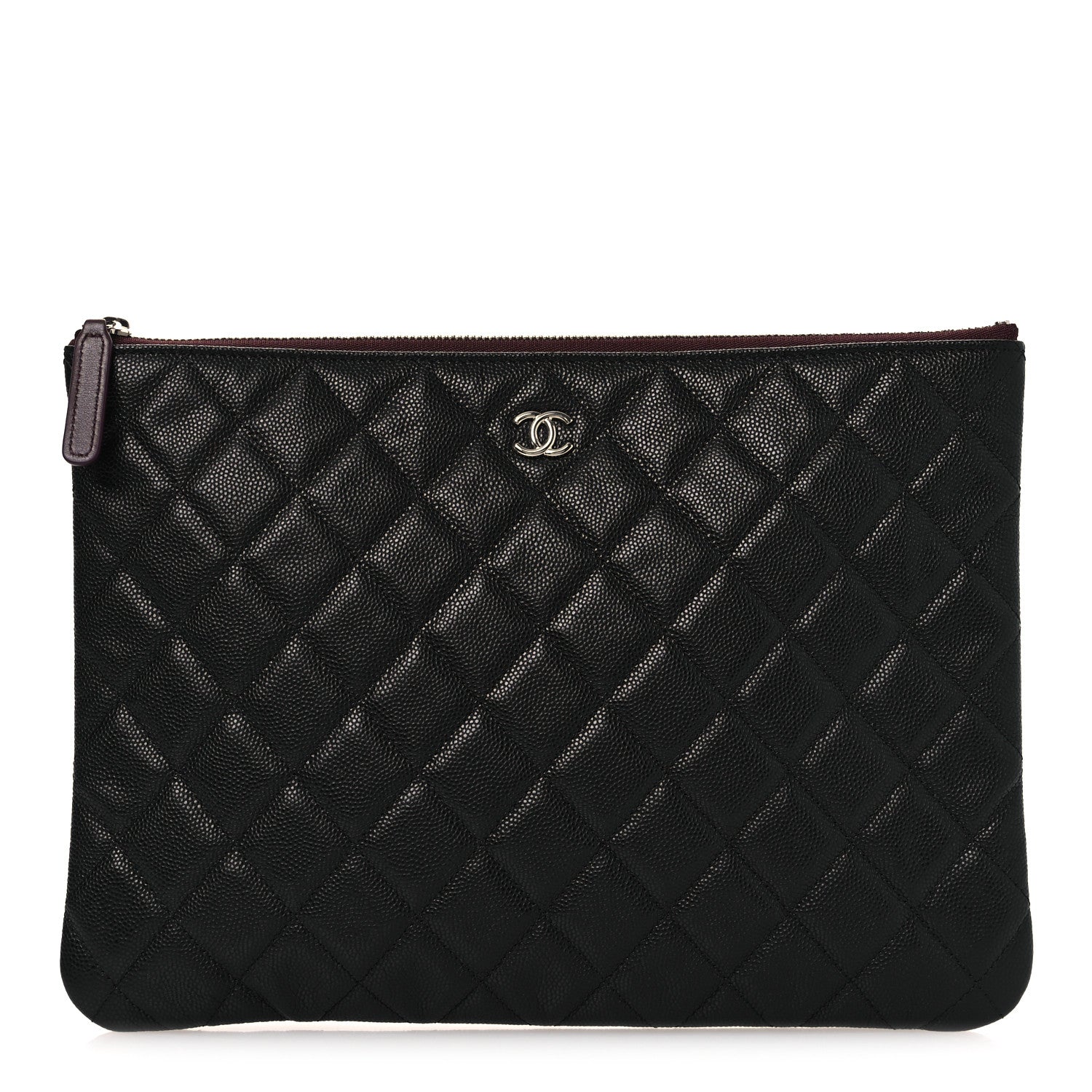 Chanel Caviar Quilted Medium Cosmetic Case Black 1 of 11