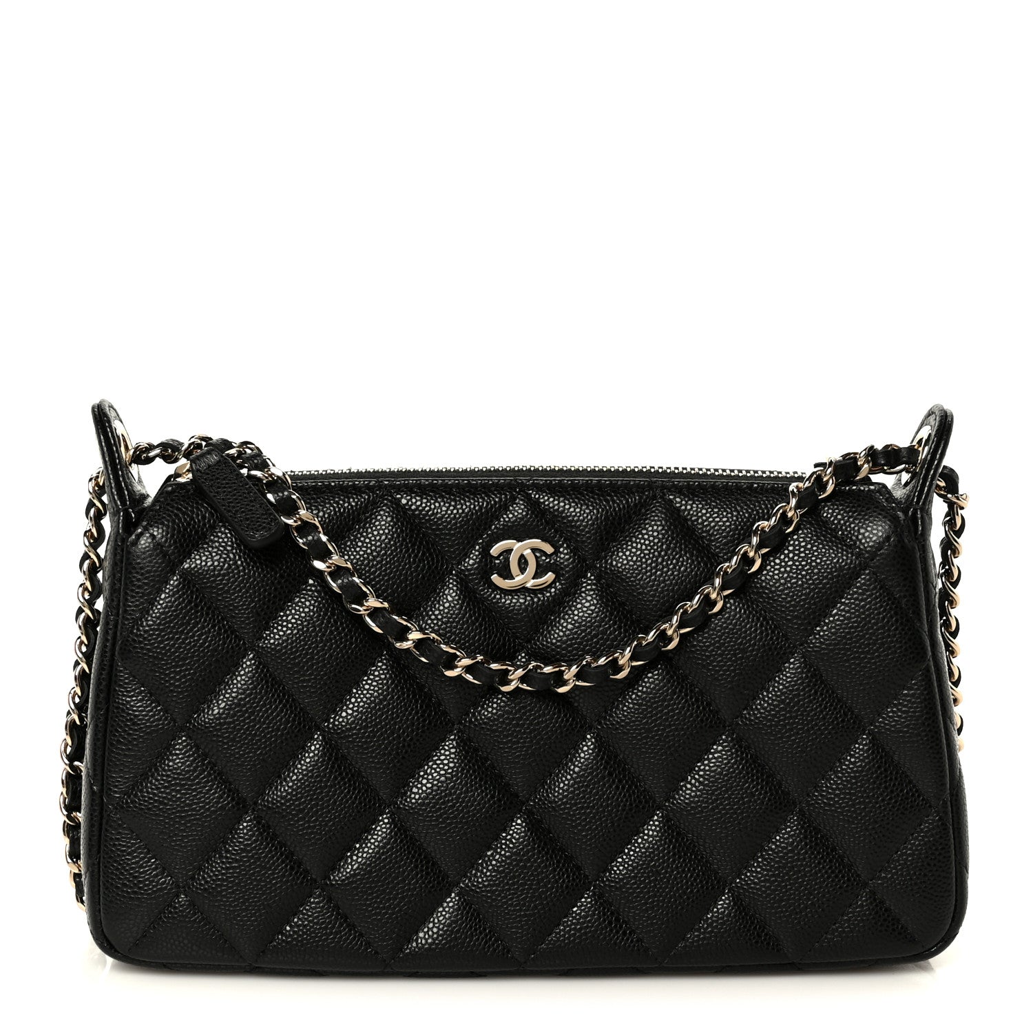 Chanel Caviar Quilted Purse With Chain Black 1 of 11