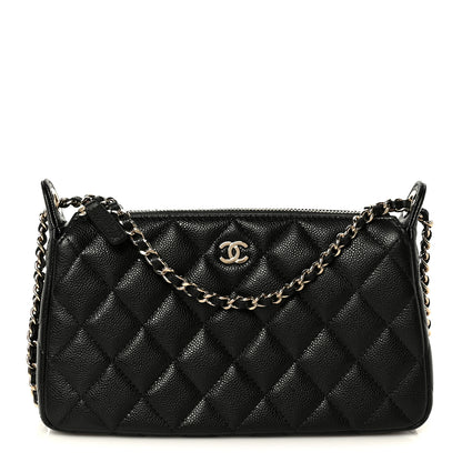 Chanel Caviar Quilted Purse With Chain Black 1 of 11