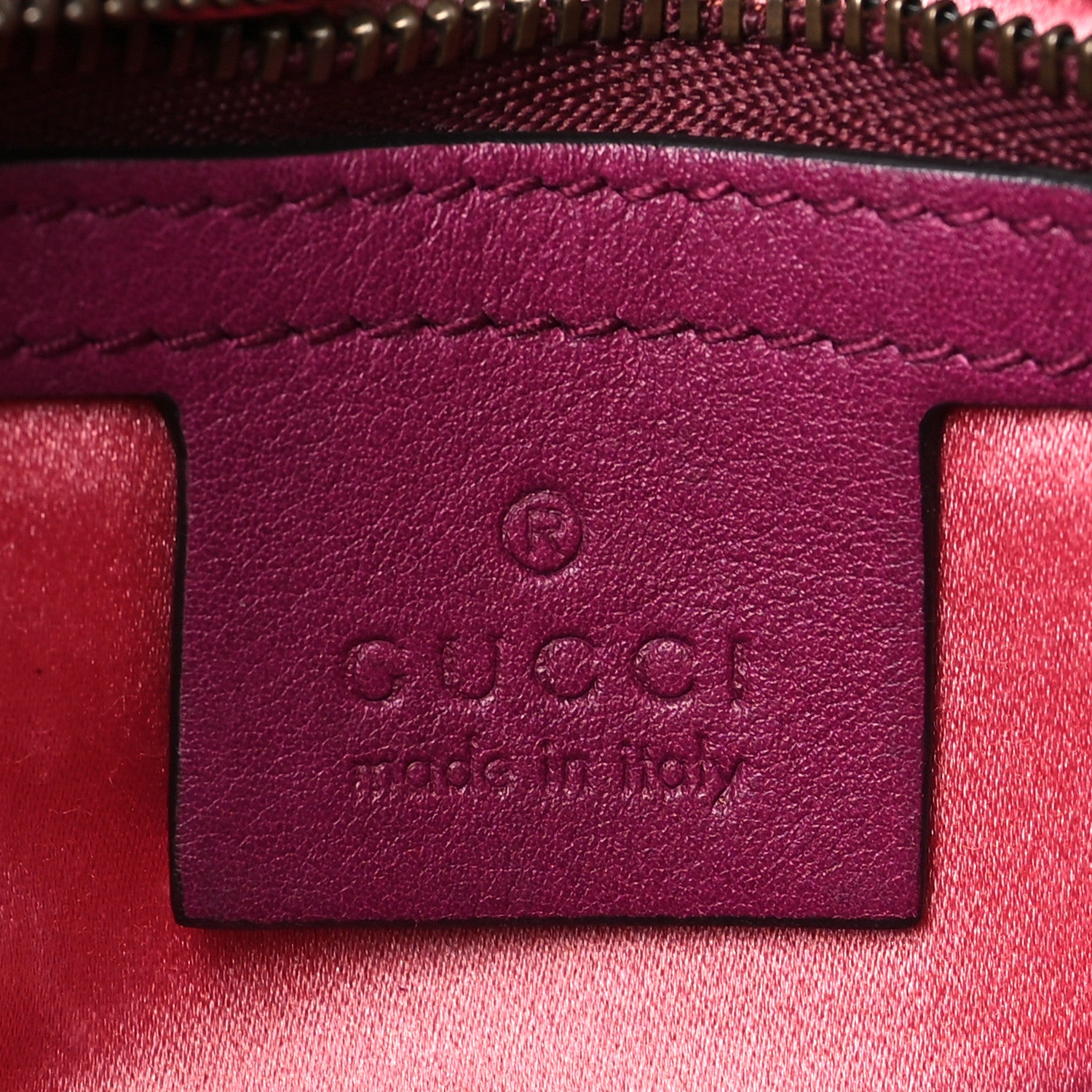 Gucci Velvet Matelasse Small GG Marmont Shoulder Bag Fuchsia Violet Cyclamen 6 of 9