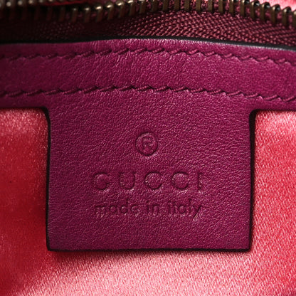 Gucci Velvet Matelasse Small GG Marmont Shoulder Bag Fuchsia Violet Cyclamen 6 of 9