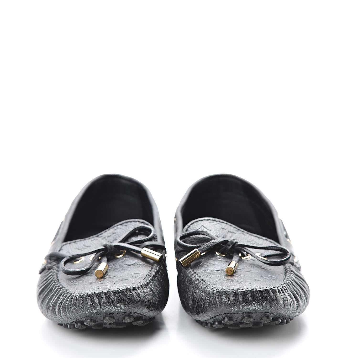 Louis Vuitton Empreinte Gloria Loafers 38.5 Black 2 of 9