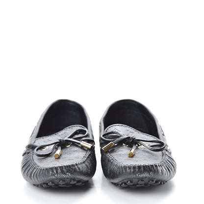 Louis Vuitton Empreinte Gloria Loafers 38.5 Black 2 of 9